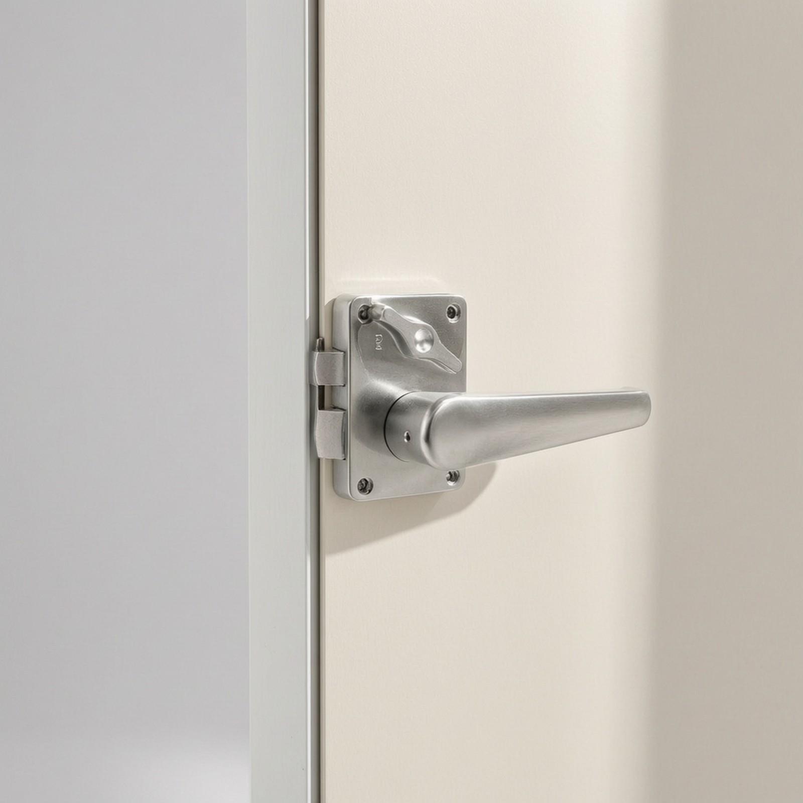 Door Handle - Camper Washroom Door Lock with Smooth
