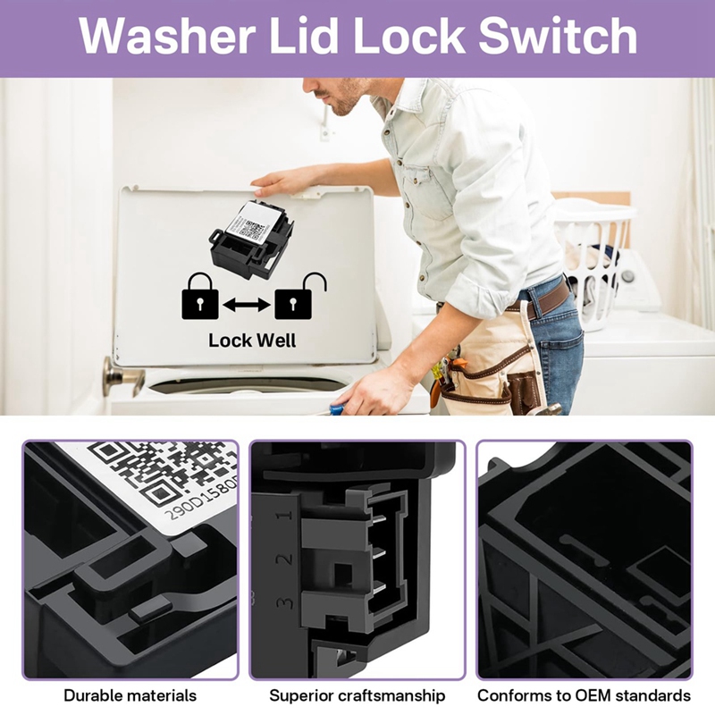 WH01X27954 Washer Lid Lock Swi - Door Lock ulasan dan harga