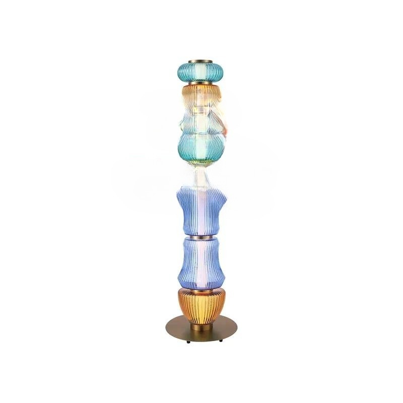 Modern Simple Gourd Glass Tabl - Light Switch ulasan dan harga