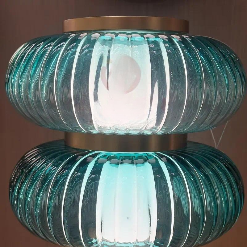 Modern Simple Gourd Glass Tabl - Light Switch ulasan dan harga