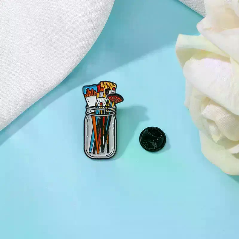 Paint Brushes In Clear Jar Ena - Paint Brush ulasan dan harga