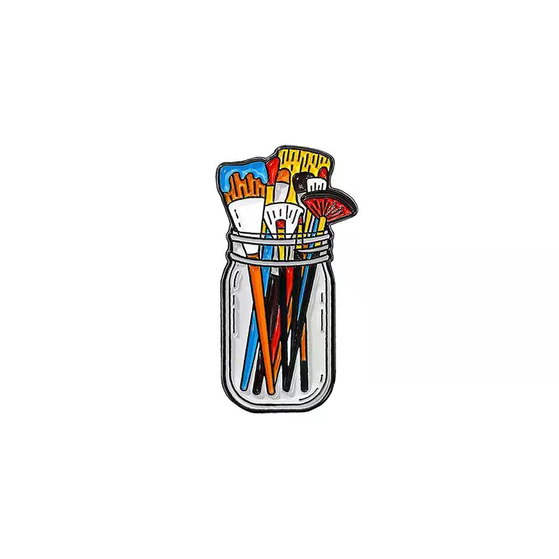 Paint Brushes In Clear Jar Ena - Paint Brush ulasan dan harga