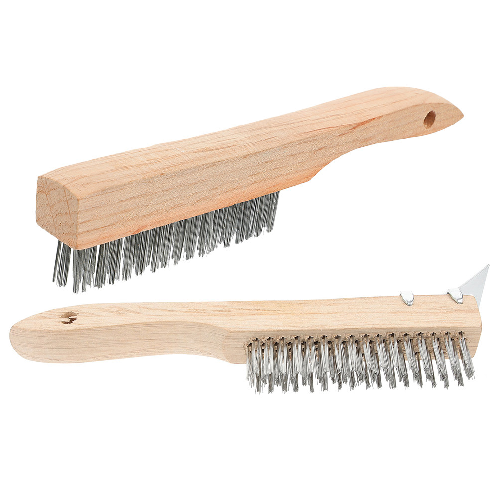 2pcs Steel Wire Brush with Woo - Paint Brush ulasan dan harga